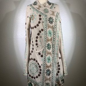 Johnny Was Biya Deutche amánsala duster Sz S NWOT